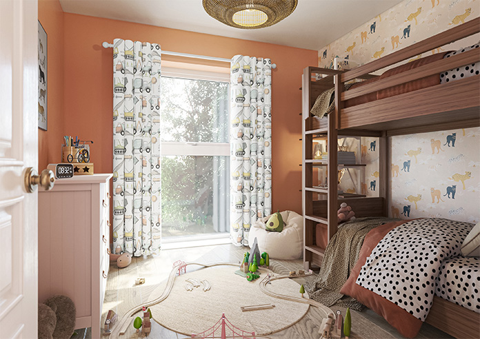 Tinker Town, Technicolour - Made to Measure Curtains - Image 8